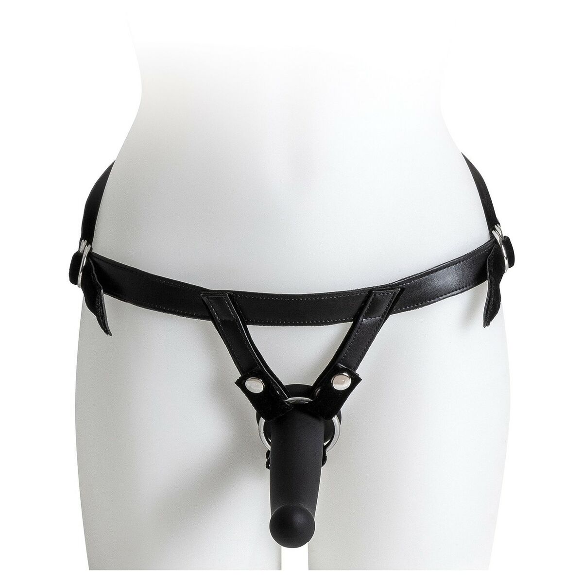 Dildo cu ham Virgite Negru S/M/L